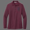 Ladies Silk Touch Long Sleeve Polo Thumbnail