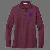 Ladies Silk Touch Long Sleeve Polo Thumbnail