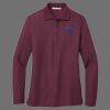 Ladies Silk Touch Long Sleeve Polo Thumbnail