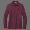 Ladies Silk Touch Long Sleeve Polo Thumbnail