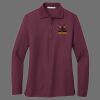 Ladies Silk Touch Long Sleeve Polo Thumbnail
