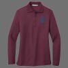 Ladies Silk Touch Long Sleeve Polo Thumbnail