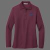Ladies Silk Touch Long Sleeve Polo Thumbnail