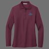 Ladies Silk Touch Long Sleeve Polo Thumbnail