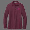 Ladies Silk Touch Long Sleeve Polo Thumbnail