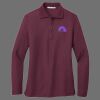 Ladies Silk Touch Long Sleeve Polo Thumbnail
