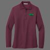 Ladies Silk Touch Long Sleeve Polo Thumbnail