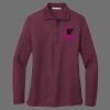 Ladies Silk Touch Long Sleeve Polo Thumbnail