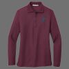 Ladies Silk Touch Long Sleeve Polo Thumbnail