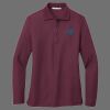 Ladies Silk Touch Long Sleeve Polo Thumbnail