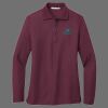 Ladies Silk Touch Long Sleeve Polo Thumbnail