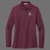 Ladies Silk Touch Long Sleeve Polo Thumbnail