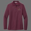 Ladies Silk Touch Long Sleeve Polo Thumbnail
