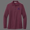 Ladies Silk Touch Long Sleeve Polo Thumbnail