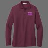 Ladies Silk Touch Long Sleeve Polo Thumbnail