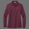 Ladies Silk Touch Long Sleeve Polo Thumbnail