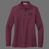 Ladies Silk Touch Long Sleeve Polo Thumbnail